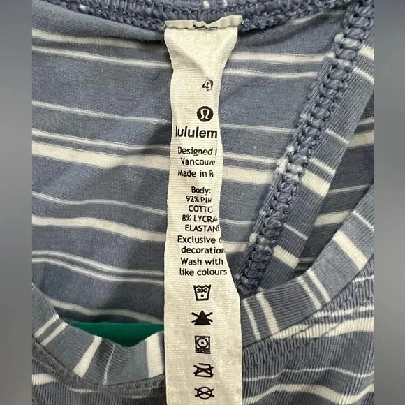 Women’s Lululemon Racer Back Top with open back - Picture 2 of 4